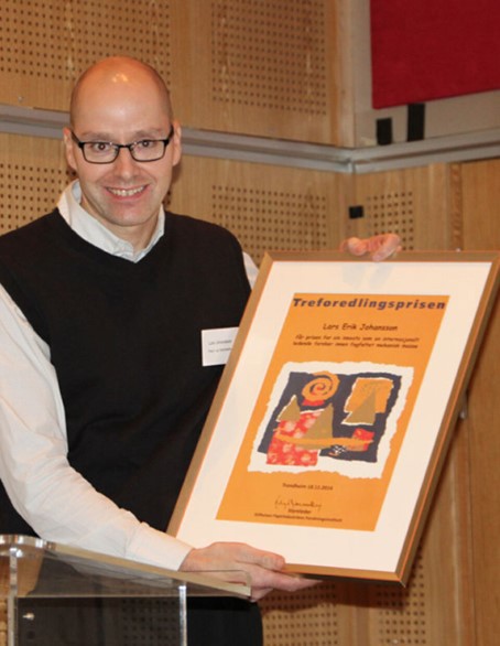 Treforedlingsprisen 2014 til Lars Johansson